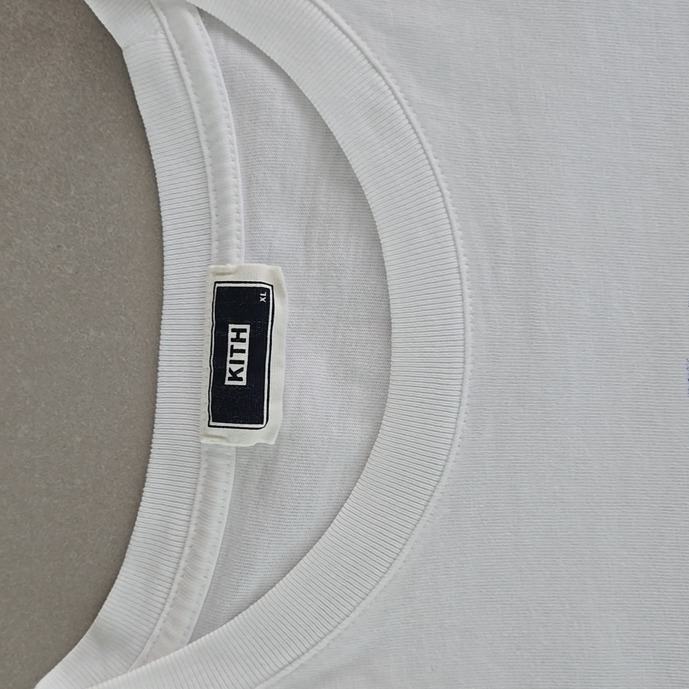 Kith White Men's Tee with Blue Graphic Size XL - Picture 4 of 5